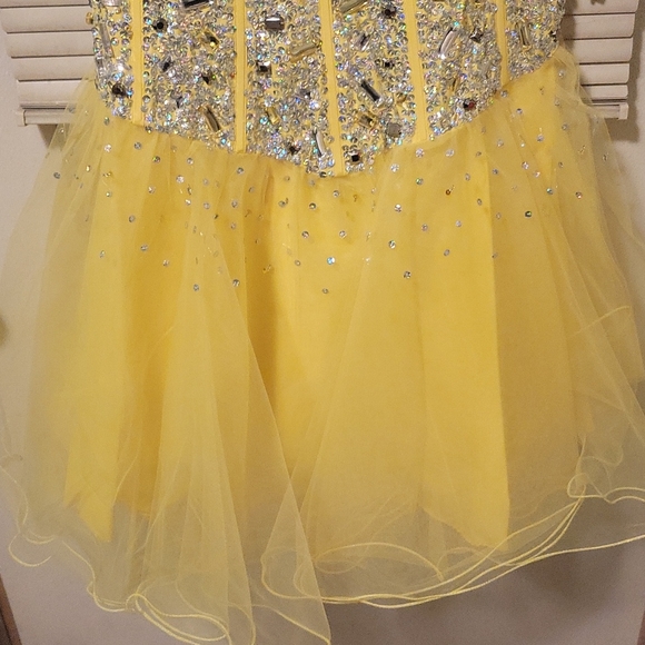 Brand New 80's Style Formal Mini Dress Sz XL - Picture 3 of 6